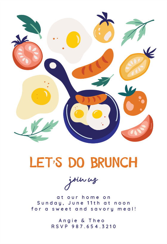Ready for brunch Brunch & Lunch Invitation Template (Free) Greetings Island